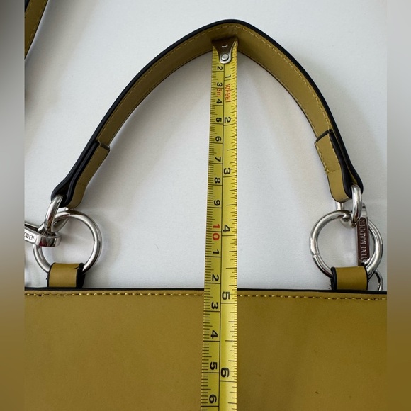 Steve Madden Yellow Mini Bag with Top Handle and Detachable Chain Strap - Picture 10 of 16